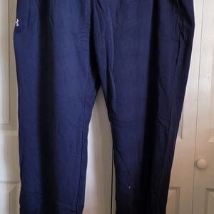 Under Armor Men's Rival Fleece Pants 4XL Navy
